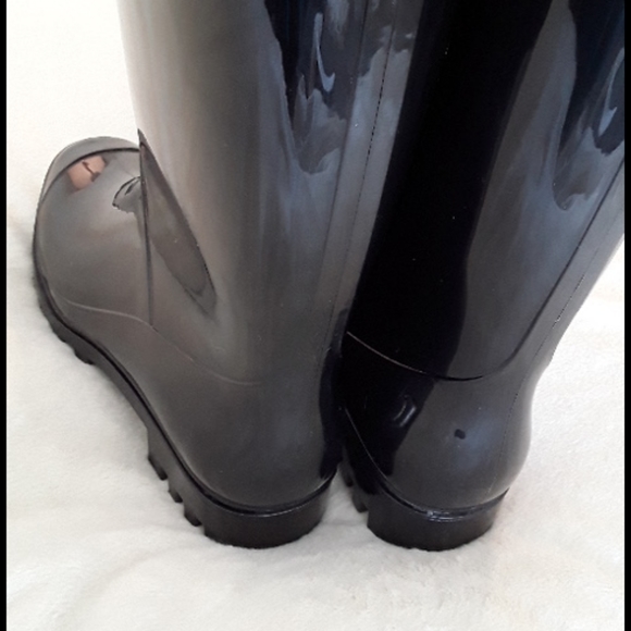 Capelli of New York Black Rain Boots - Picture 3 of 12